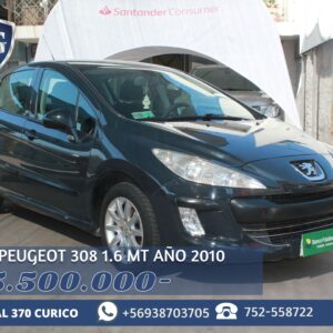 Peugeot 308 Confort 1.6 año 2010