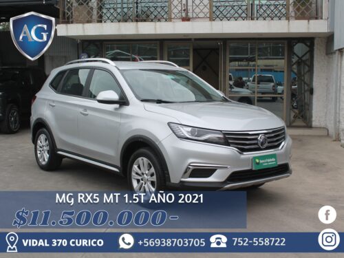 MG RX5 MT 1.5T AÑO 2021