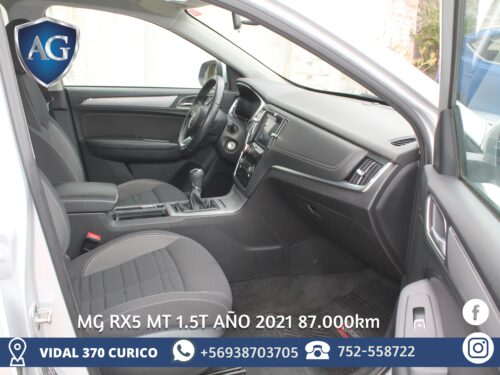 MG RX5 MT 1.5T AÑO 2021 - Imagen 10