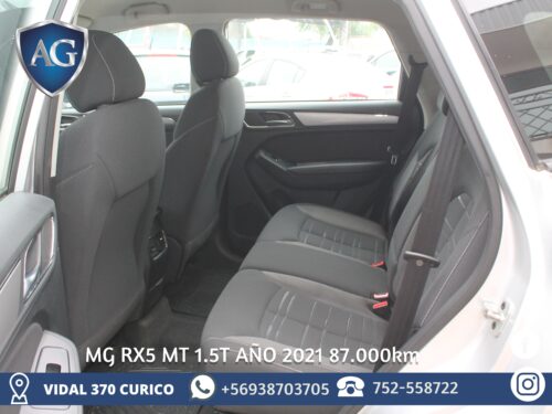 MG RX5 MT 1.5T AÑO 2021 - Imagen 11