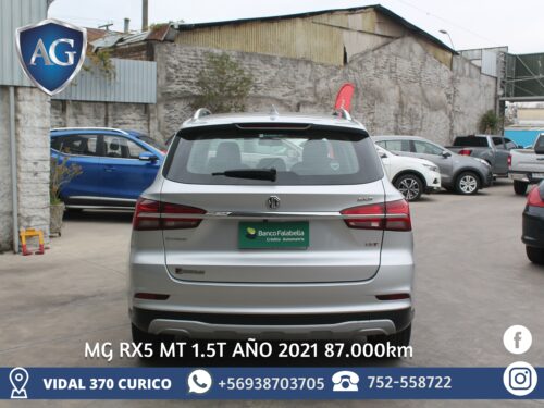 MG RX5 MT 1.5T AÑO 2021 - Imagen 6