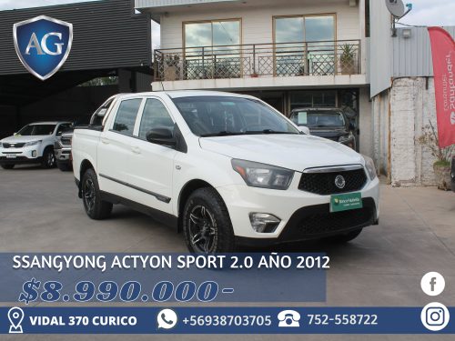 SSANGYONG ACTYON SPORT 2.0 AÑO 2012