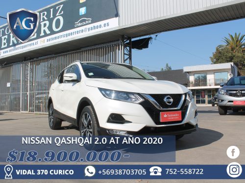NISSAN QASHQAI 2.0 AT AÑO 2020