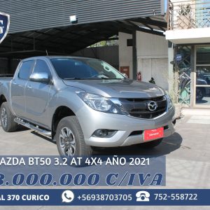 MAZDA BT50 3.2 AT 4X4 AÑO 2021