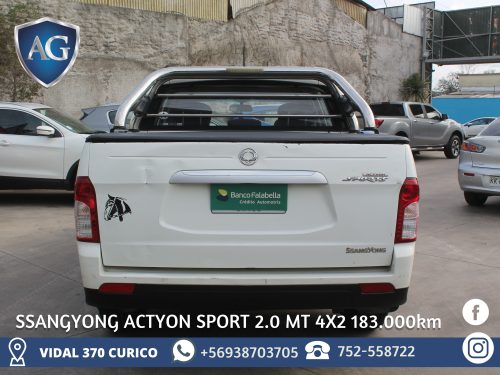 SSANGYONG ACTYON SPORT 2.0 AÑO 2012 - Imagen 5