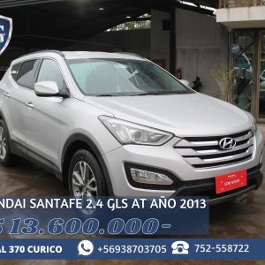 HYUNDAI SANTA FE 2.4 GLS AT AÑO 2013