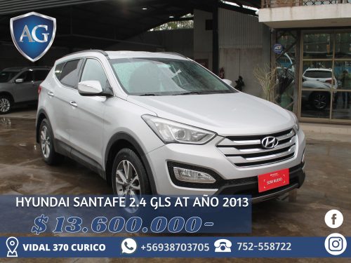 HYUNDAI SANTA FE 2.4 GLS AT AÑO 2013