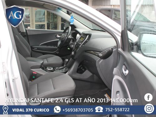 HYUNDAI SANTA FE 2.4 GLS AT AÑO 2013 - Imagen 10