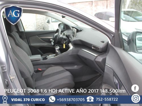 PEUGEOT 3008 1.6 HDI AÑO 2017 - Imagen 10