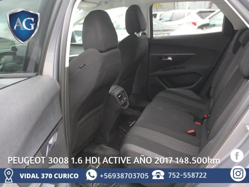 PEUGEOT 3008 1.6 HDI AÑO 2017 - Imagen 11
