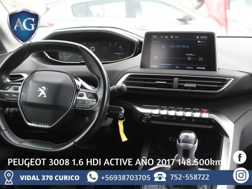 PEUGEOT 3008 1.6 HDI AÑO 2017 - Imagen 13