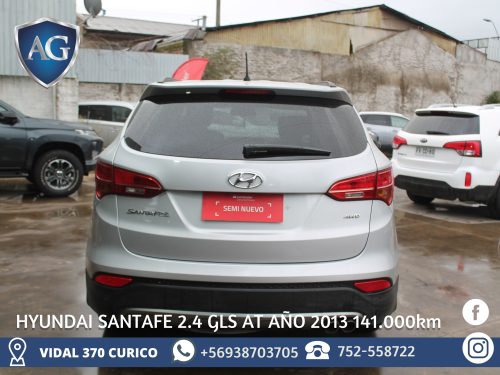 HYUNDAI SANTA FE 2.4 GLS AT AÑO 2013 - Imagen 5