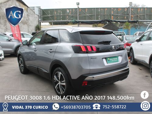 PEUGEOT 3008 1.6 HDI AÑO 2017 - Imagen 5