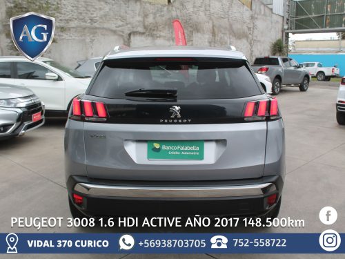 PEUGEOT 3008 1.6 HDI AÑO 2017 - Imagen 6
