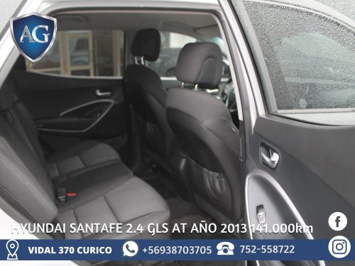 HYUNDAI SANTA FE 2.4 GLS AT AÑO 2013 - Imagen 9