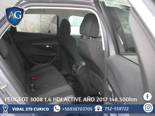 PEUGEOT 3008 1.6 HDI AÑO 2017 - Imagen 9